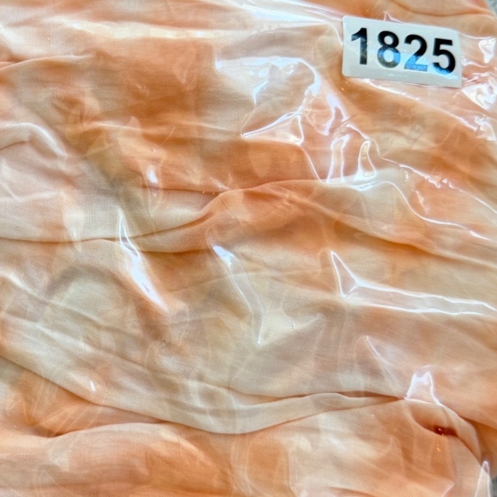 Rip Curl Drift Away Midi Dress Peach Tie Dye Beach Cover Up Medium NEW w tags - Picture 8 of 8